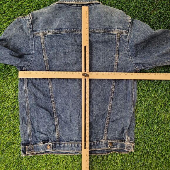 Vintage Calvin-Klein Denim Jacket Womens Medium 20x24 Blue - Picture 5 of 16
